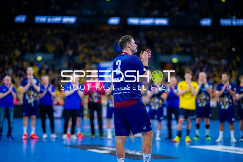 Uwe Gensheimer wird geehrt.