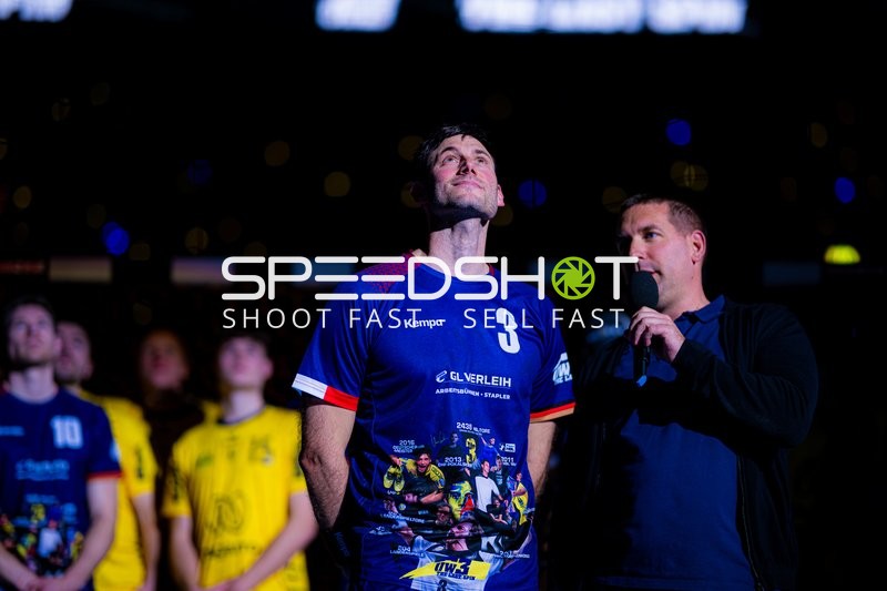 Vorstellung der Spieler während der Zeremonie