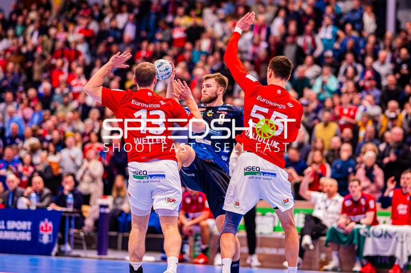 Handball I Herren I Saison 2024-2025 I Daikin HBL I 18. Spieltag I Handball Sportverein Hamburg - Rhein-Neckar Löwen I 09.02.2025