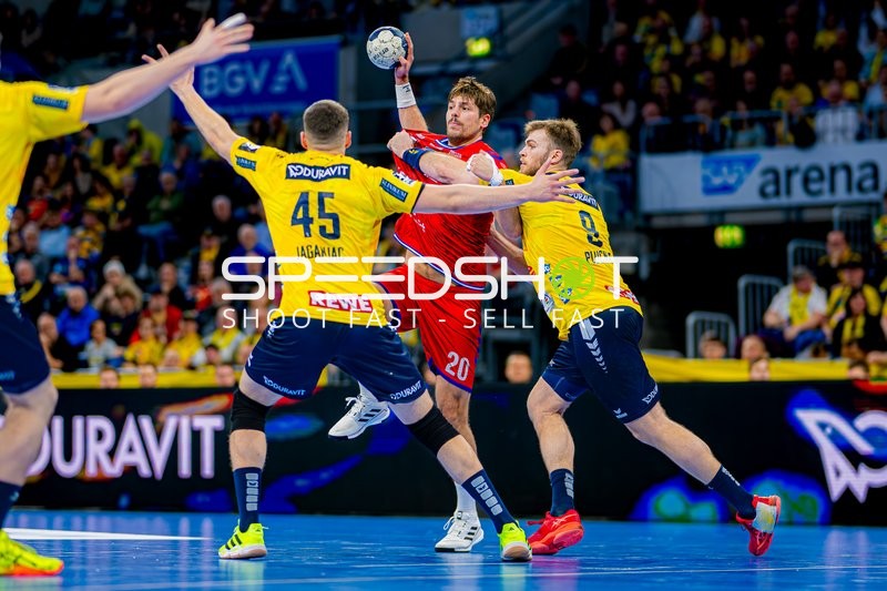 Handball I Herren I Saison 2024-2025 I Daikin HBL I 19. Spieltag I Rhein-Neckar Löwen - SG BBM Bietigheim I 13.02.2025