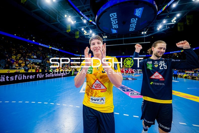 Handball I Herren I Saison 2024-2025 I Daikin HBL I 19. Spieltag I Rhein-Neckar Löwen - SG BBM Bietigheim I 13.02.2025