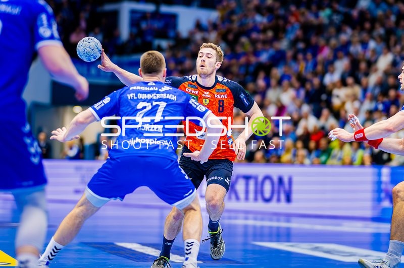 Handball I Herren I Saison 2024-2025 I Daikin HBL I 18. Spieltag I VfL Gummersbach - Rhein-Neckar Löwen I 22.02.2025