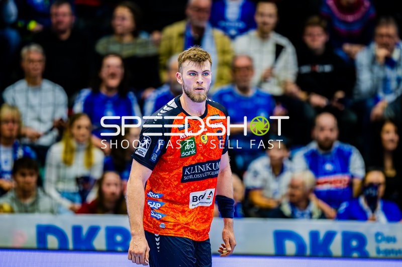 Spieler in einer Abwehraktion