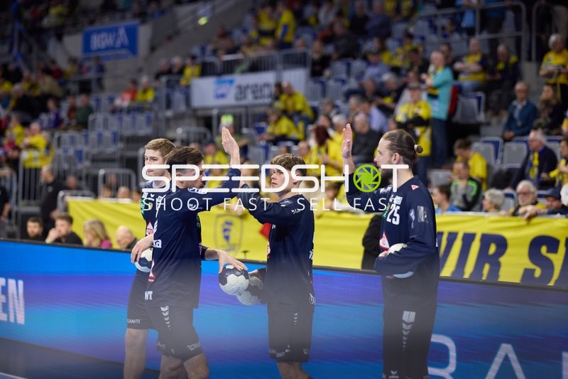 Aufwärmen vor dem Spiel