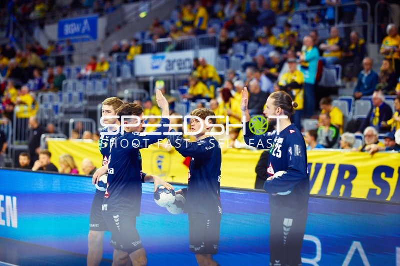 Aufwärmen vor dem Spiel