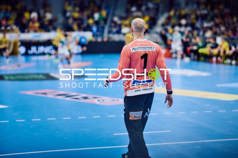 Torhüter auf dem Spielfeld