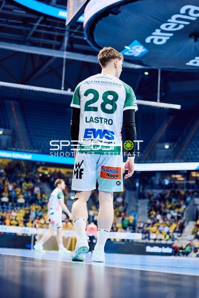 Spieler im Spielfeld von Frisch Auf Göppingen