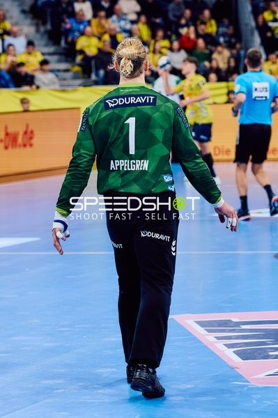 Torhüter in Bewegung