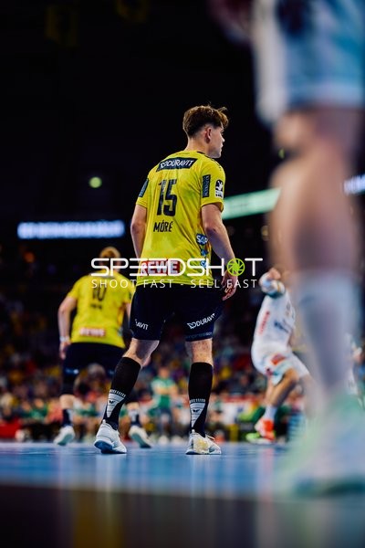 Angriffsphase von Rhein-Neckar Löwen gegen FRISCH AUF! Göppingen