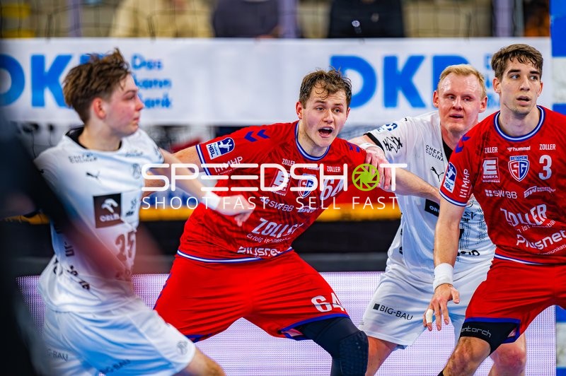 Verteidigung im Handballspiel