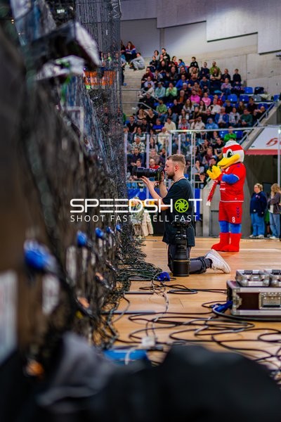 Pause oder Vorbereitungsaktivität in der Halle