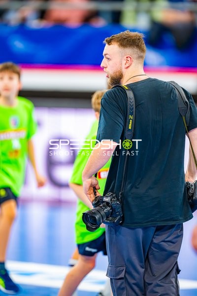 Fotograf auf dem Spielfeld