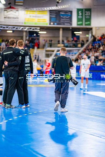 Teamhuddle der Torhüter von THW Kiel
