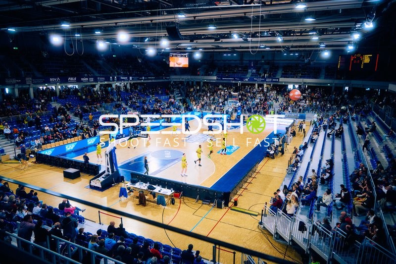 Aufwärmen in der Halle