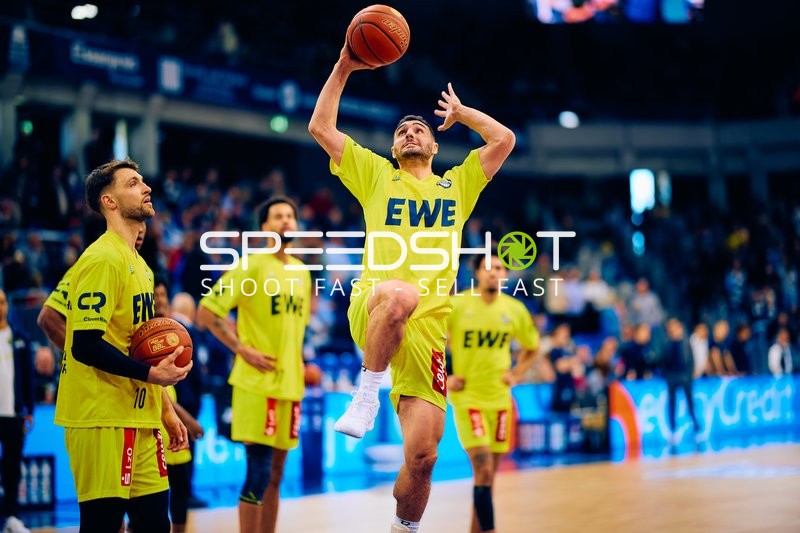 Dunk beim Aufwärmen