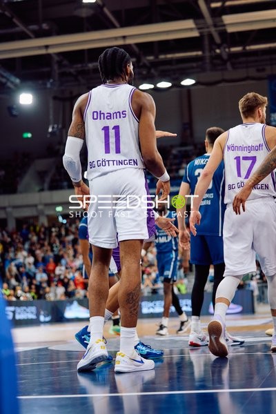BG Göttingen Spieler auf dem Spielfeld