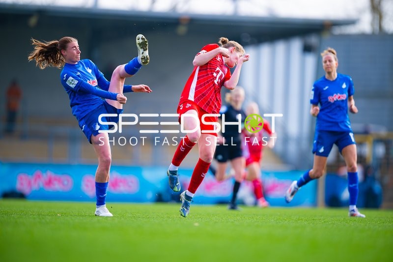 Fußball I Damen I Saison 2024-2025 I Google Pixel Frauen-Bundesliga I 17. Spieltag I TSG 1899 Hoffenheim - 1. FC Köln I 15.03.2025