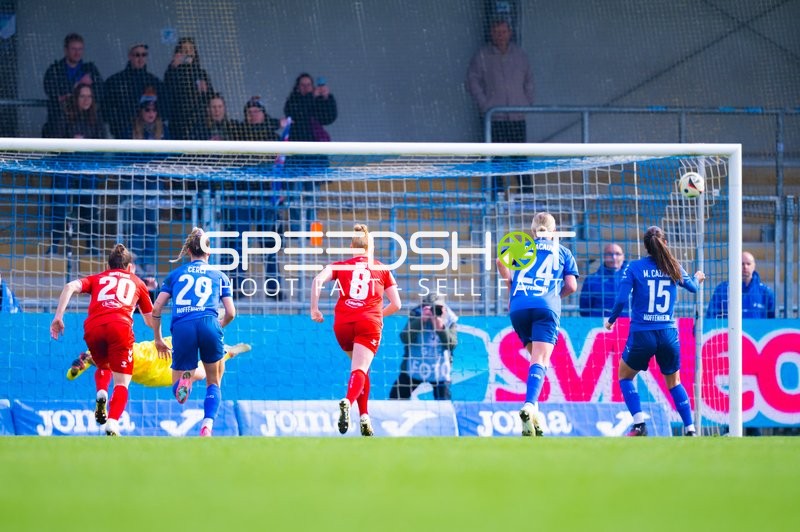 Fußball I Damen I Saison 2024-2025 I Google Pixel Frauen-Bundesliga I 17. Spieltag I TSG 1899 Hoffenheim - 1. FC Köln I 15.03.2025