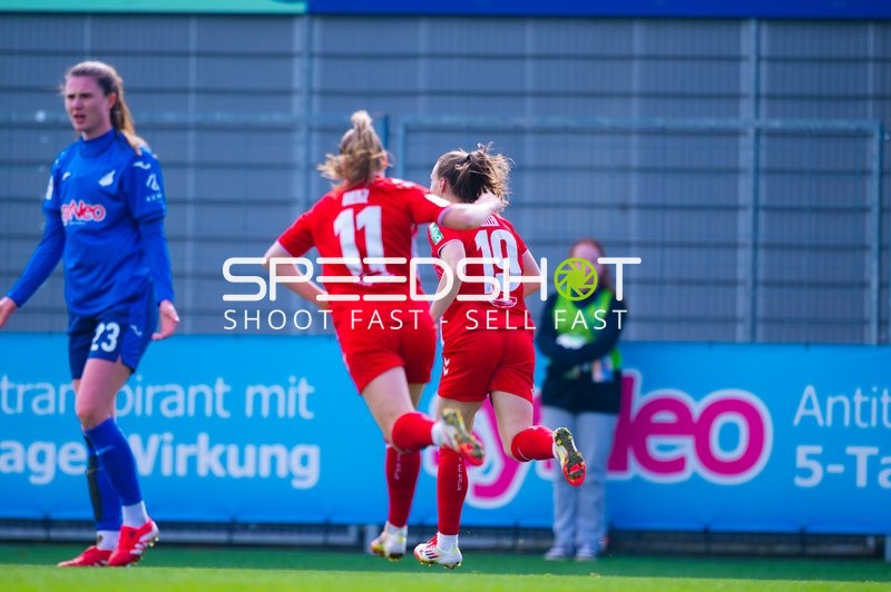 Fußball I Damen I Saison 2024-2025 I Google Pixel Frauen-Bundesliga I 17. Spieltag I TSG 1899 Hoffenheim - 1. FC Köln I 15.03.2025