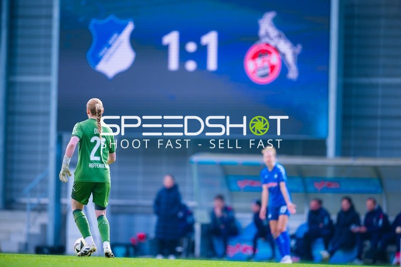 Fußball I Damen I Saison 2024-2025 I Google Pixel Frauen-Bundesliga I 17. Spieltag I TSG 1899 Hoffenheim - 1. FC Köln I 15.03.2025