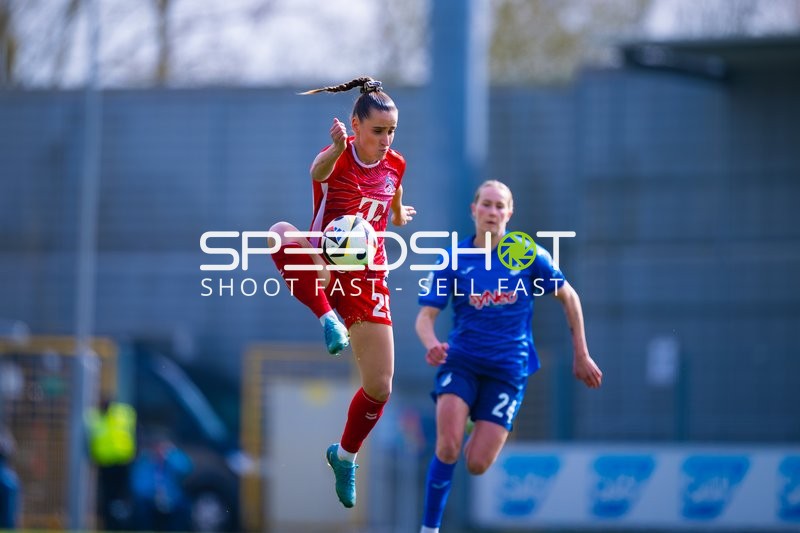 Fußball I Damen I Saison 2024-2025 I Google Pixel Frauen-Bundesliga I 17. Spieltag I TSG 1899 Hoffenheim - 1. FC Köln I 15.03.2025