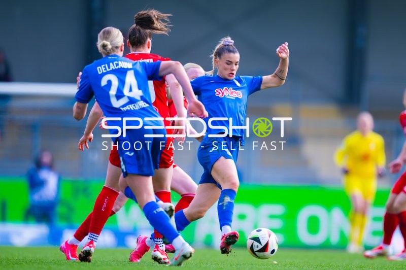 Fußball I Damen I Saison 2024-2025 I Google Pixel Frauen-Bundesliga I 17. Spieltag I TSG 1899 Hoffenheim - 1. FC Köln I 15.03.2025