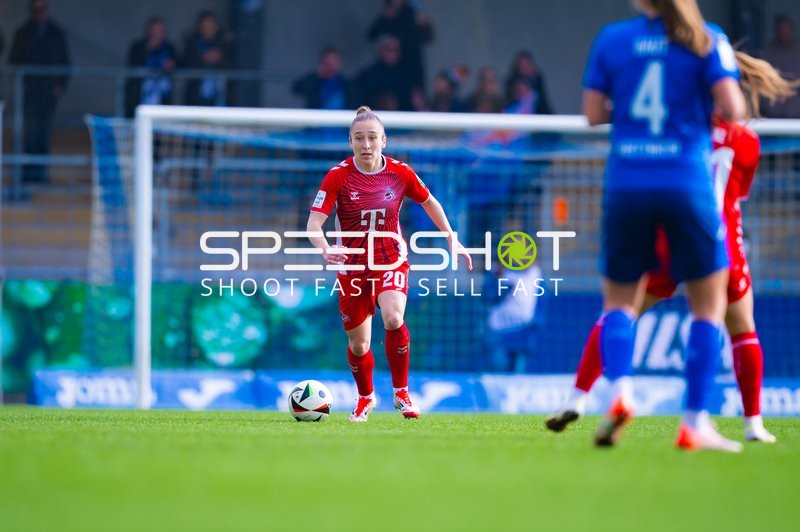 Fußball I Damen I Saison 2024-2025 I Google Pixel Frauen-Bundesliga I 17. Spieltag I TSG 1899 Hoffenheim - 1. FC Köln I 15.03.2025