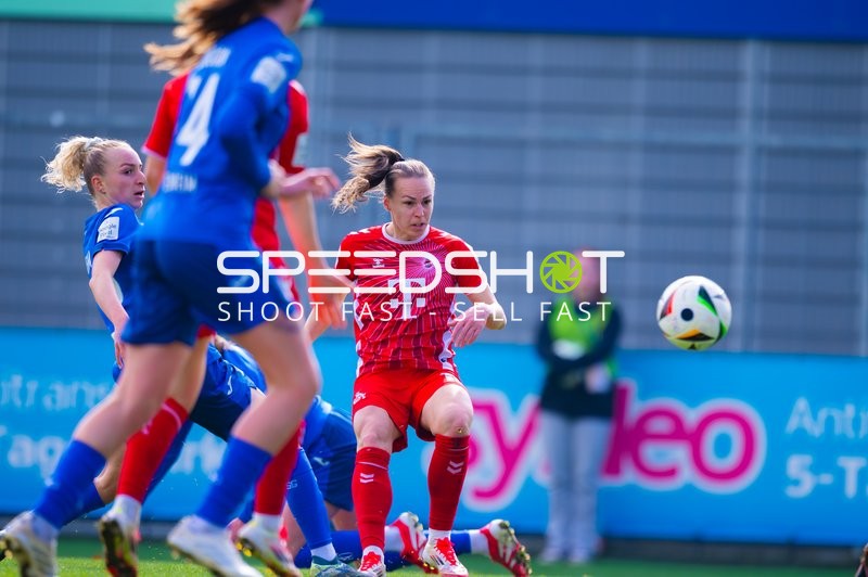 Fußball I Damen I Saison 2024-2025 I Google Pixel Frauen-Bundesliga I 17. Spieltag I TSG 1899 Hoffenheim - 1. FC Köln I 15.03.2025