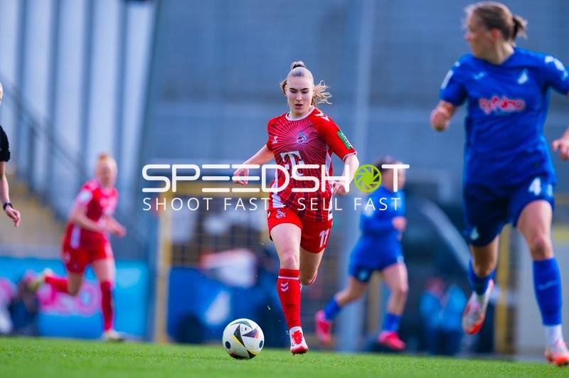 Fußball I Damen I Saison 2024-2025 I Google Pixel Frauen-Bundesliga I 17. Spieltag I TSG 1899 Hoffenheim - 1. FC Köln I 15.03.2025