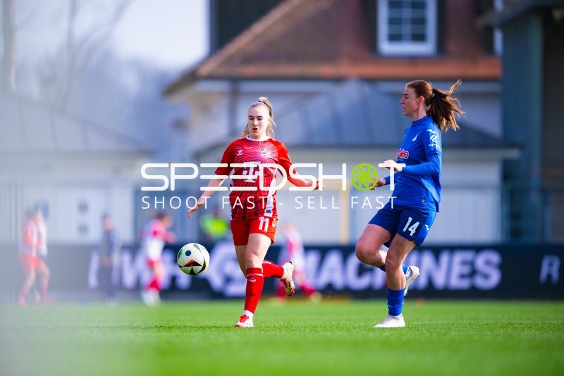 Fußball I Damen I Saison 2024-2025 I Google Pixel Frauen-Bundesliga I 17. Spieltag I TSG 1899 Hoffenheim - 1. FC Köln I 15.03.2025