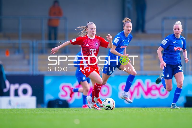 Fußball I Damen I Saison 2024-2025 I Google Pixel Frauen-Bundesliga I 17. Spieltag I TSG 1899 Hoffenheim - 1. FC Köln I 15.03.2025