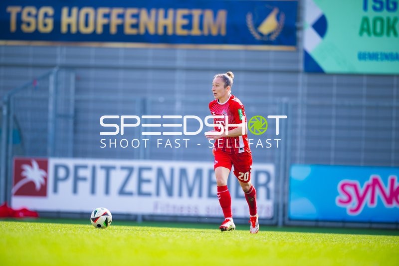 Fußball I Damen I Saison 2024-2025 I Google Pixel Frauen-Bundesliga I 17. Spieltag I TSG 1899 Hoffenheim - 1. FC Köln I 15.03.2025