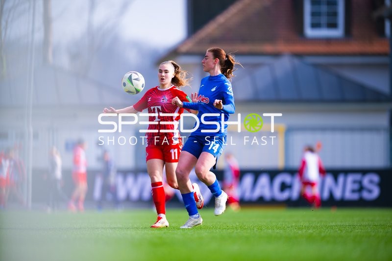 Fußball I Damen I Saison 2024-2025 I Google Pixel Frauen-Bundesliga I 17. Spieltag I TSG 1899 Hoffenheim - 1. FC Köln I 15.03.2025