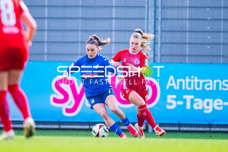 Fußball I Damen I Saison 2024-2025 I Google Pixel Frauen-Bundesliga I 17. Spieltag I TSG 1899 Hoffenheim - 1. FC Köln I 15.03.2025