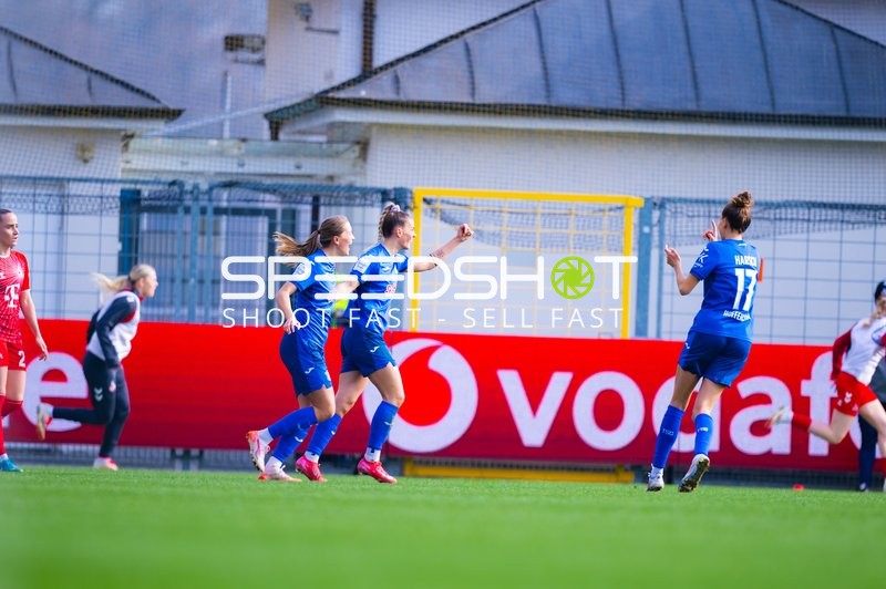 Fußball I Damen I Saison 2024-2025 I Google Pixel Frauen-Bundesliga I 17. Spieltag I TSG 1899 Hoffenheim - 1. FC Köln I 15.03.2025