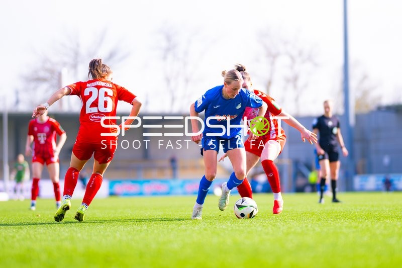 Fußball I Damen I Saison 2024-2025 I Google Pixel Frauen-Bundesliga I 17. Spieltag I TSG 1899 Hoffenheim - 1. FC Köln I 15.03.2025