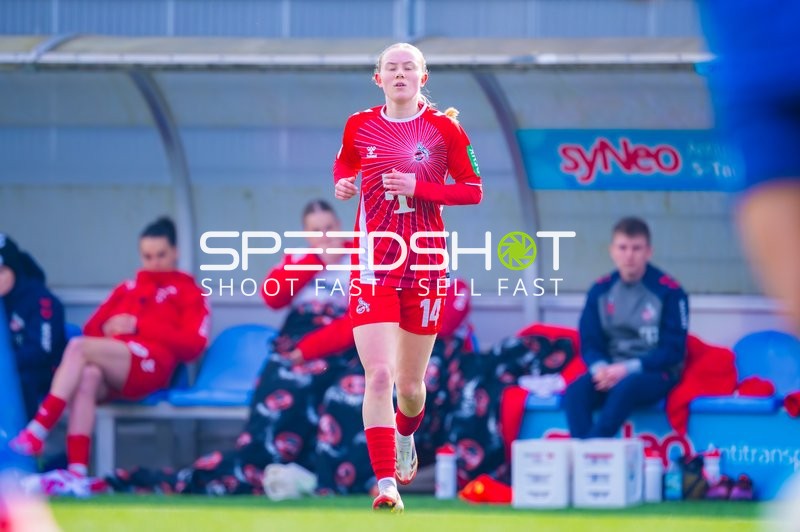 Fußball I Damen I Saison 2024-2025 I Google Pixel Frauen-Bundesliga I 17. Spieltag I TSG 1899 Hoffenheim - 1. FC Köln I 15.03.2025