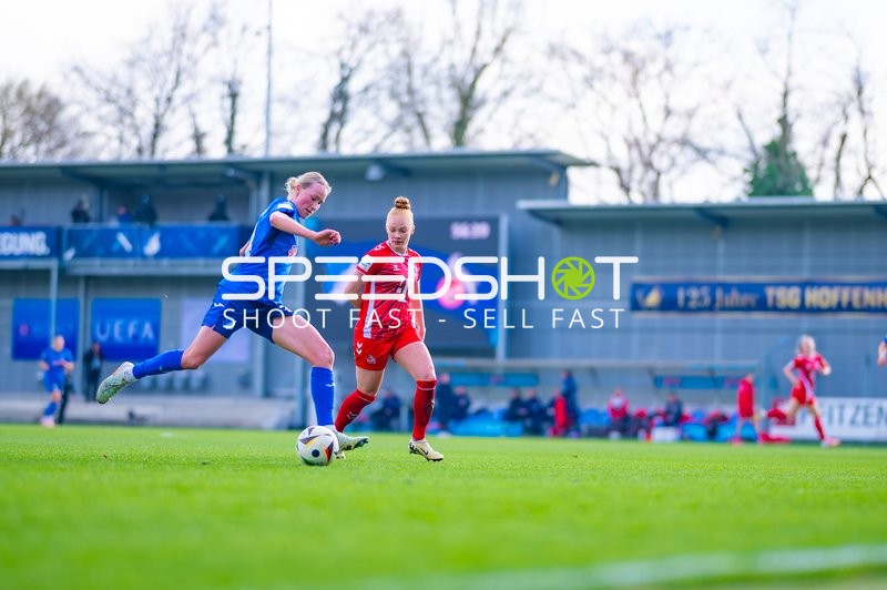 Fußball I Damen I Saison 2024-2025 I Google Pixel Frauen-Bundesliga I 17. Spieltag I TSG 1899 Hoffenheim - 1. FC Köln I 15.03.2025