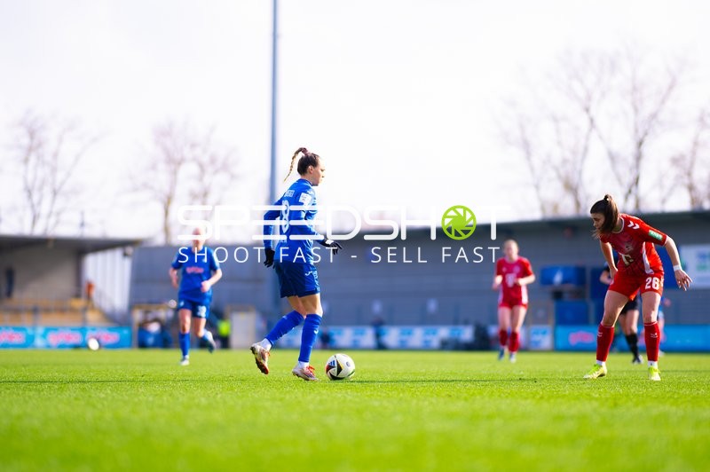 Fußball I Damen I Saison 2024-2025 I Google Pixel Frauen-Bundesliga I 17. Spieltag I TSG 1899 Hoffenheim - 1. FC Köln I 15.03.2025