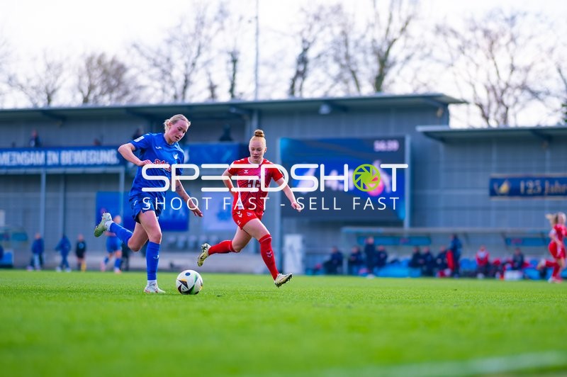 Fußball I Damen I Saison 2024-2025 I Google Pixel Frauen-Bundesliga I 17. Spieltag I TSG 1899 Hoffenheim - 1. FC Köln I 15.03.2025