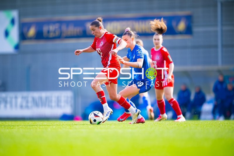 Fußball I Damen I Saison 2024-2025 I Google Pixel Frauen-Bundesliga I 17. Spieltag I TSG 1899 Hoffenheim - 1. FC Köln I 15.03.2025