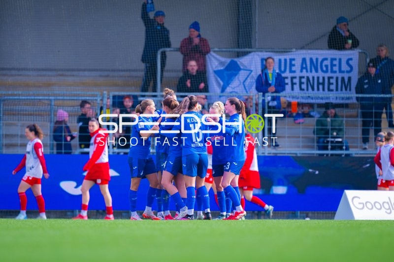 Fußball I Damen I Saison 2024-2025 I Google Pixel Frauen-Bundesliga I 17. Spieltag I TSG 1899 Hoffenheim - 1. FC Köln I 15.03.2025