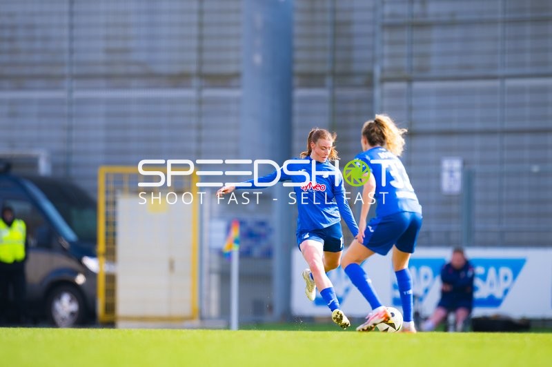 Fußball I Damen I Saison 2024-2025 I Google Pixel Frauen-Bundesliga I 17. Spieltag I TSG 1899 Hoffenheim - 1. FC Köln I 15.03.2025