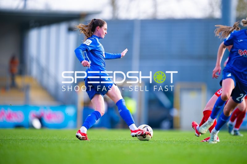 Fußball I Damen I Saison 2024-2025 I Google Pixel Frauen-Bundesliga I 17. Spieltag I TSG 1899 Hoffenheim - 1. FC Köln I 15.03.2025