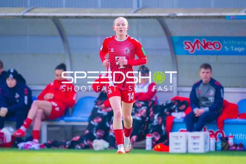 Fußball I Damen I Saison 2024-2025 I Google Pixel Frauen-Bundesliga I 17. Spieltag I TSG 1899 Hoffenheim - 1. FC Köln I 15.03.2025