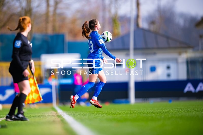 Fußball I Damen I Saison 2024-2025 I Google Pixel Frauen-Bundesliga I 17. Spieltag I TSG 1899 Hoffenheim - 1. FC Köln I 15.03.2025