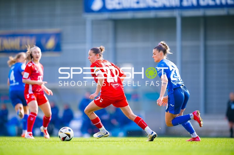 Fußball I Damen I Saison 2024-2025 I Google Pixel Frauen-Bundesliga I 17. Spieltag I TSG 1899 Hoffenheim - 1. FC Köln I 15.03.2025