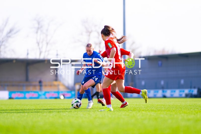 Fußball I Damen I Saison 2024-2025 I Google Pixel Frauen-Bundesliga I 17. Spieltag I TSG 1899 Hoffenheim - 1. FC Köln I 15.03.2025