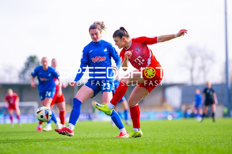 Fußball I Damen I Saison 2024-2025 I Google Pixel Frauen-Bundesliga I 17. Spieltag I TSG 1899 Hoffenheim - 1. FC Köln I 15.03.2025