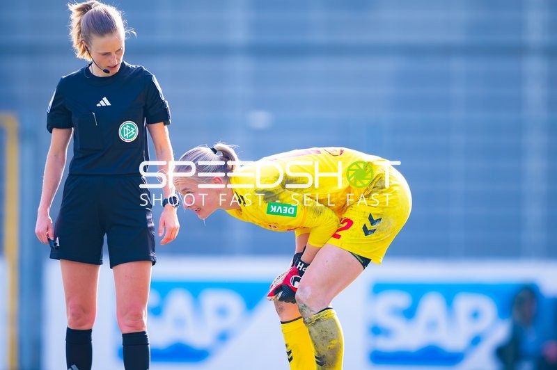 Fußball I Damen I Saison 2024-2025 I Google Pixel Frauen-Bundesliga I 17. Spieltag I TSG 1899 Hoffenheim - 1. FC Köln I 15.03.2025